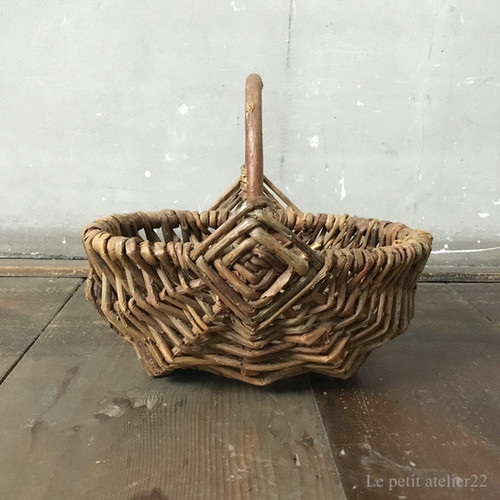 フランス アンティーク パニエ バスケット18 cm | Le petit atelier 22