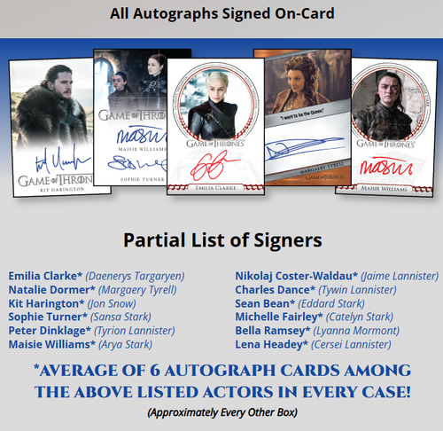 Game of Thrones ナタリー・ドーマー 直筆サインカード Game of