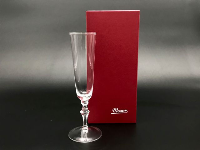 ショップ Moser◇グラス// 厚い金彩の大型19㎝グラス☆モーゼル