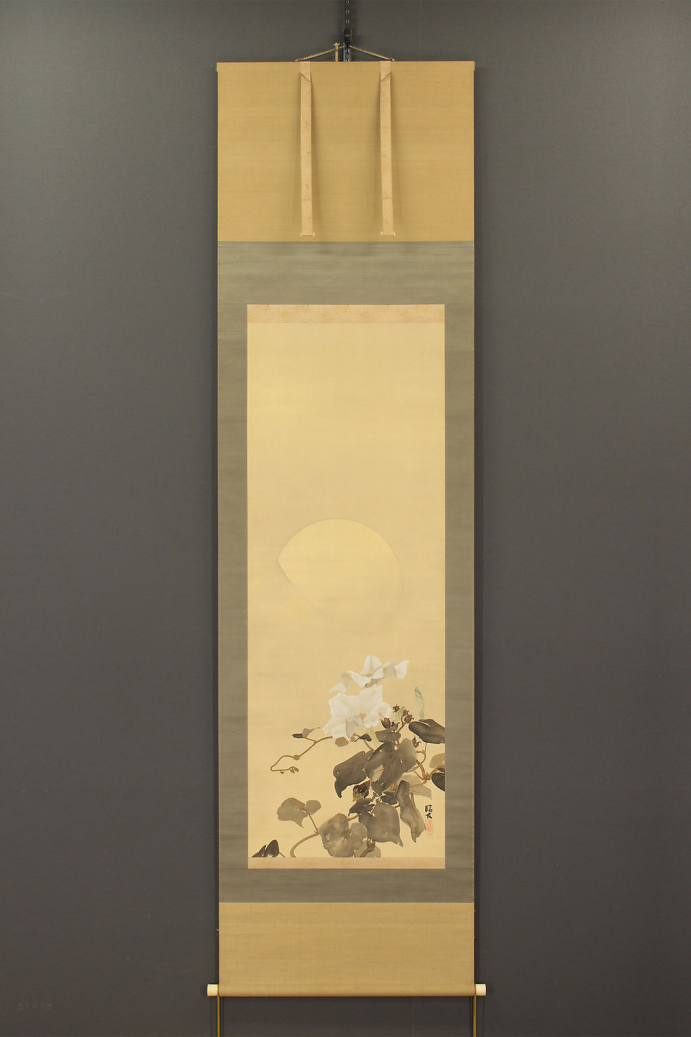 真作/司馬江漢/長崎風景図/山水図/山水風景図/大幅/布袋屋掛軸