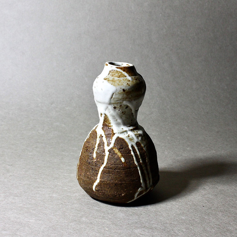 サザエ 置物 唐津焼 「中野陶痴」作N o23 サザエ 置物 唐津焼 「中野陶