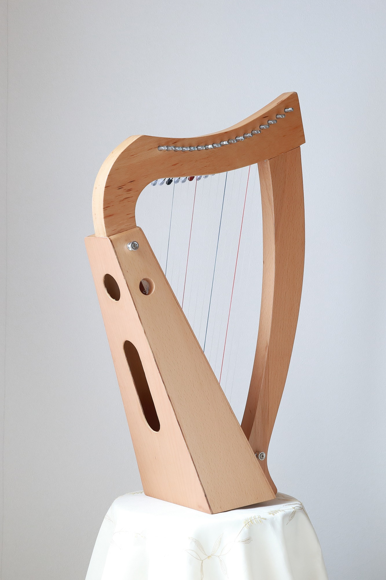 スタンダード17弦ハープ：ミニハープ、小型ハープ、アイリッシュハープ