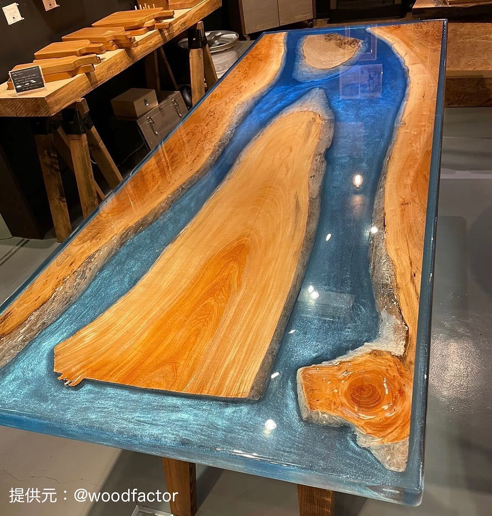 E*S様 エポキシ樹脂テーブル レジンテーブル 圧倒的オシャレ