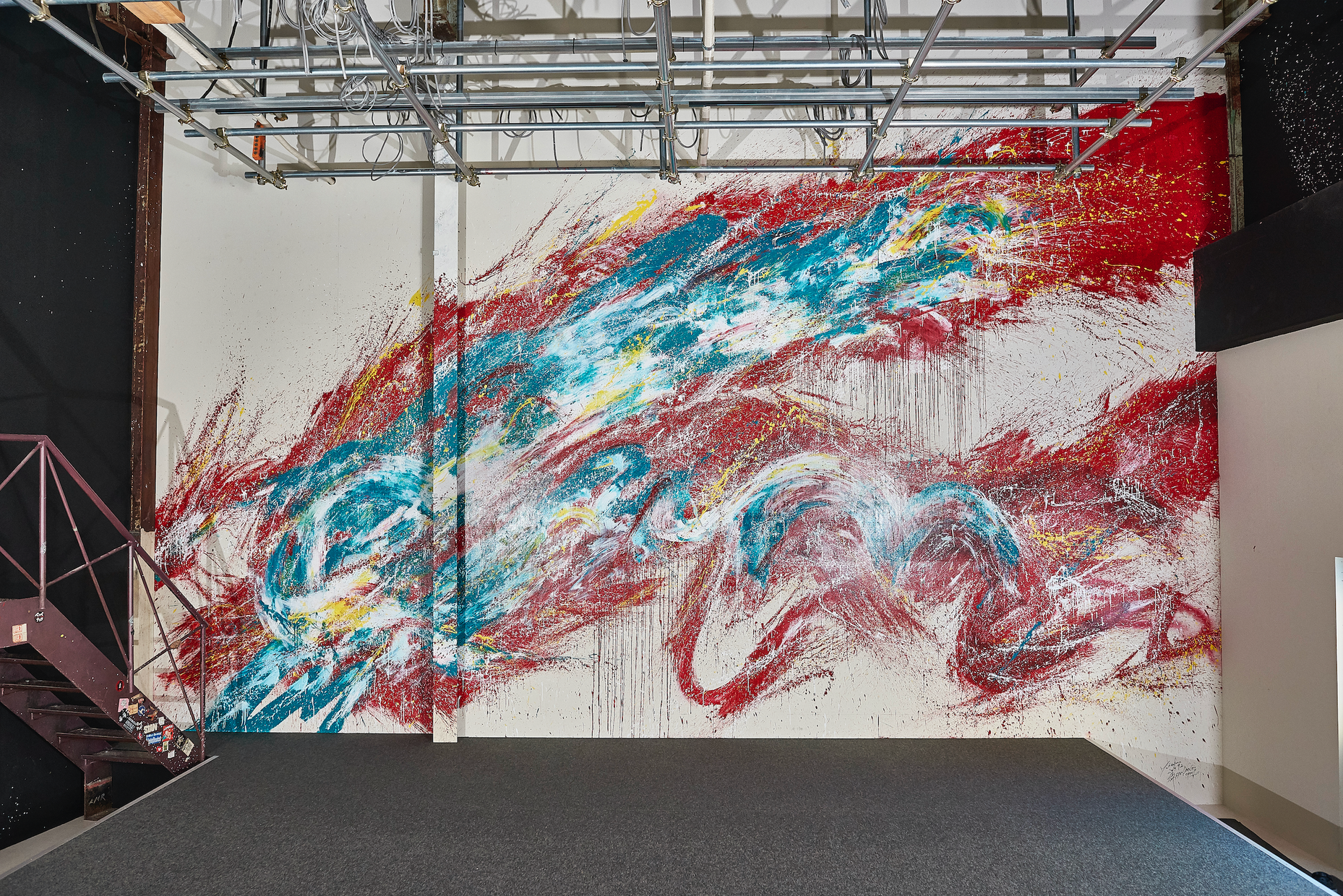 奥野北雄 真作 【般若】 油彩画 絵画 二元会常任委員審 奥野北雄 真作