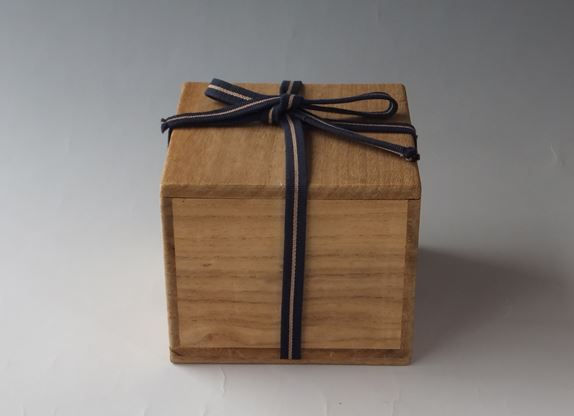 本間焼 池田退輔 造 赤楽 茶碗