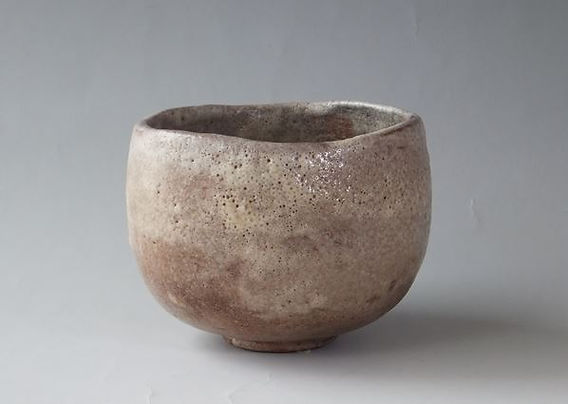 茶道具 赤楽茶碗 池田退輔 本間焼 楽焼 酒田 茶道具/楽茶碗 『赤楽