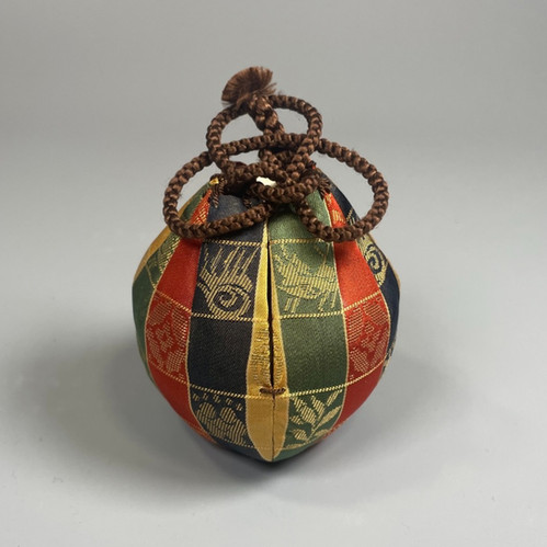 茶道具 京焼 清水焼 桶谷定一作 鶴首茶入 仕覆付 共箱 V R6206 鶴首