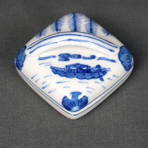 染付隅田川香合 手塚祥堂造 | seishodo.com