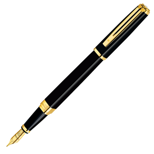 エクセプション・スリム ブラックラッカーGT 万年筆 F [18金