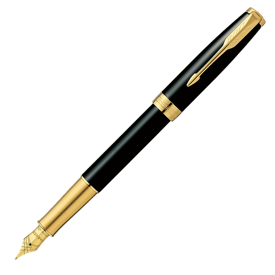 ソネット ラックブラックGT 万年筆 F [18K] | パーカー日本公式