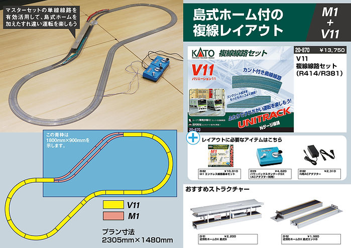複線レイアウトで行違運転を楽しもう！Vセットシリーズ | ホビー