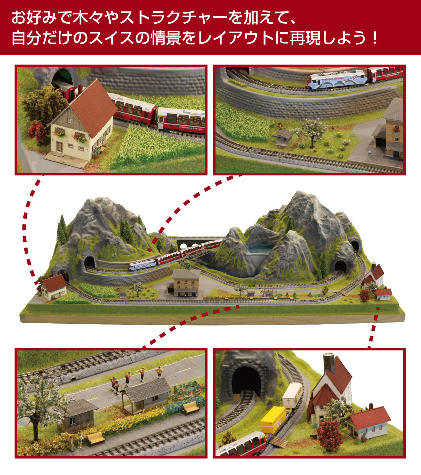 氷河特急デスクトップレイアウト