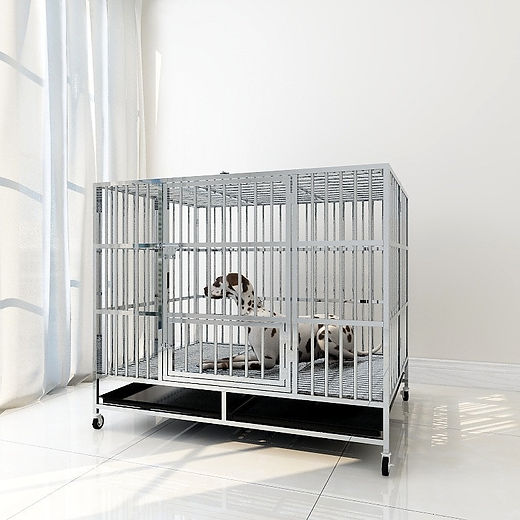Cheap stainless steel dog cages Store RyBuy 42 Stackable Heavy