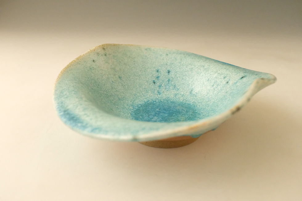 玉峰窯 中尾哲彰 作 夏銀河 菓子鉢 銀河釉