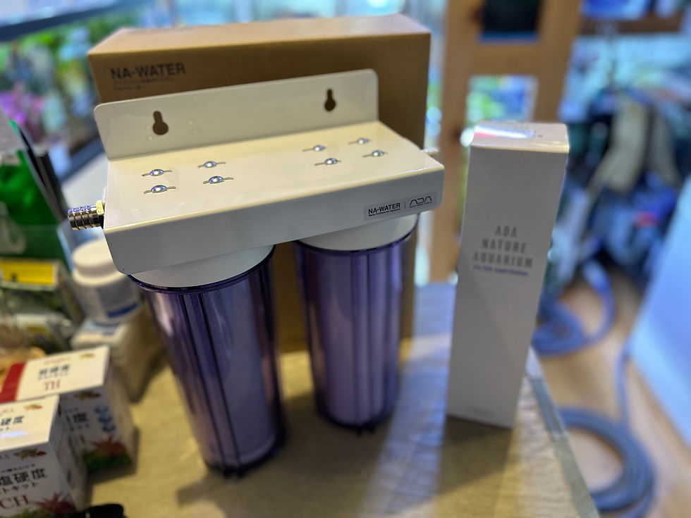 カチオンフィルターと総硬度テストキット