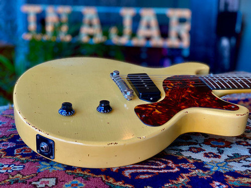 SOLD! - 1980's Burny Rock'n Roll RTV-55 Les Paul TV Junior DC MIJ