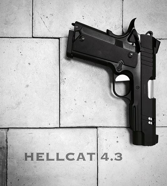 Carbon8 HELLCAT 4.3 ブラックモデルガン+ トレーサー HELLCAT 4.3