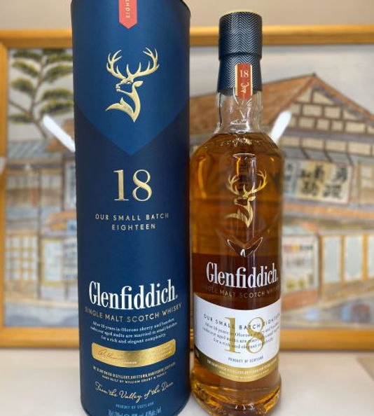 未開栓品】Glenfiddich 18年 シングルモルトウイスキー 【公式通販】