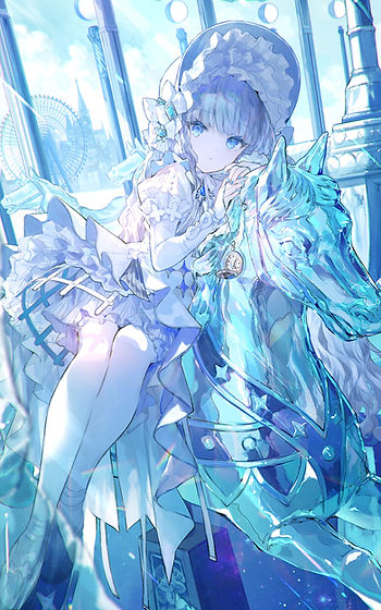 X-ART 直筆サイン入り 望月しいな オーロラアート 光る美少女展 複製