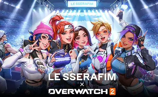 LE SSERAFIM OVERWATCH 2 クリアファイル OVERWATCH 2 クリアファイル