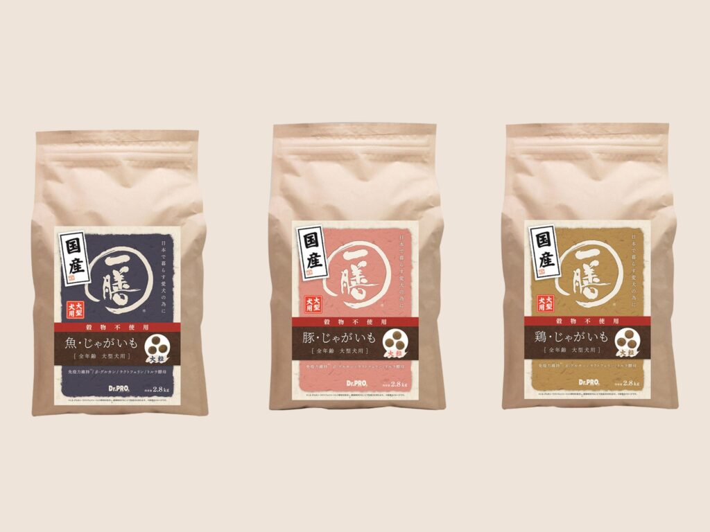 Dr.PRO 一膳 鶏 豚 魚ドライフード3種セット 2kg×3