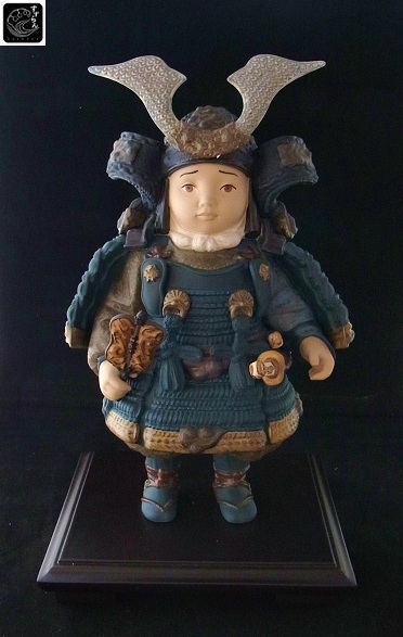 リヤドロ 若武者 60周年記念モデル 13045 フィギュリン 兜 Warrior boy