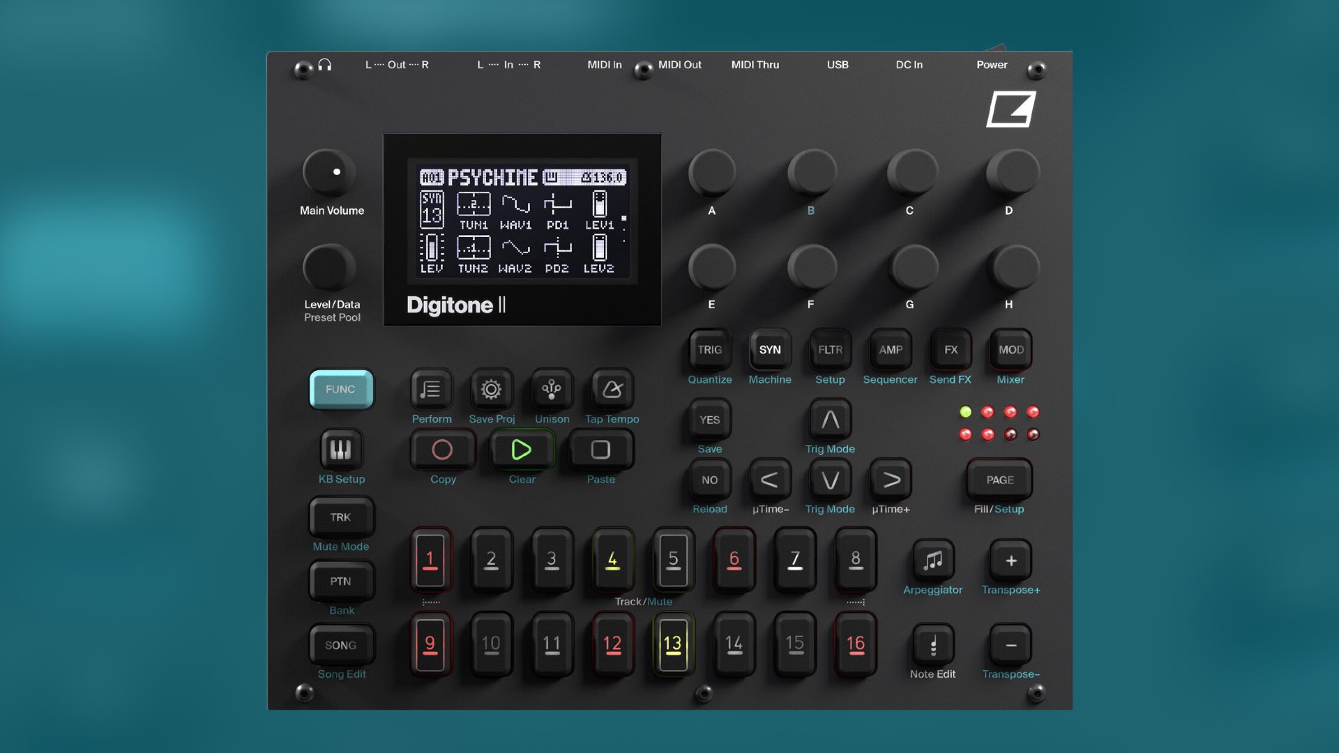 Elektron Digitone ポリフォニックシンセサイザー おまけ付き elektron